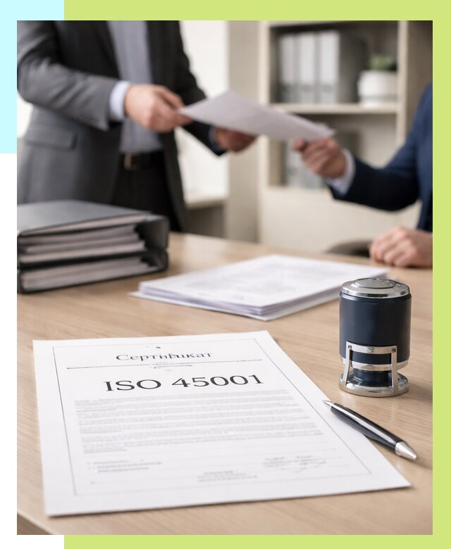 Сертификат ISO 45001 в Салехарде под ключ от 48168 р. | Сертэкс